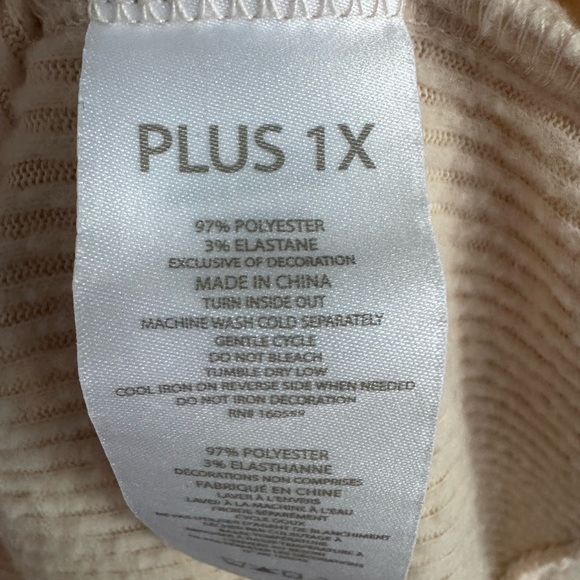 Wear by Erin Andrews Cowboys Beige Ribbed Sweater - Picture 5 of 5